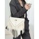 thumbnail image 2 of LHSHID Women Tassel Faux Leather Cross Body Shoulder Bag Boho Hobo Bag, 2 of 6