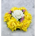 thumbnail image 2 of Swadeshi Desire Rose Flower Juda, Bridal Gajra For Women And Girls, Pack-01, Color -Yellow & White, 2 of 3