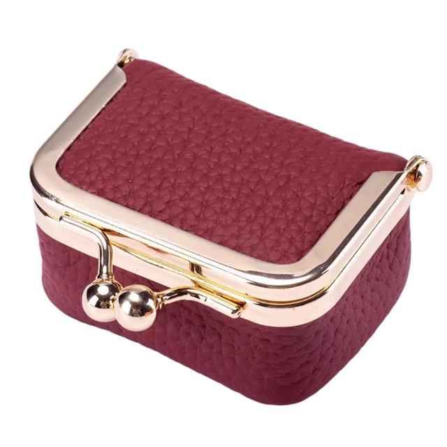 Qarigey Organizador lujoso de la joyería del almacenamiento de los pendientes que viaja en bolso del almacenamiento del organizador de los Ropa, zapatos y accesorios Miscelánea vino tinto