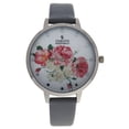 thumbnail image 2 of Charlotte Raffaelli  CRF001 La Florale - Silver/Grey Women's Leather Strap Watch, 2 of 2