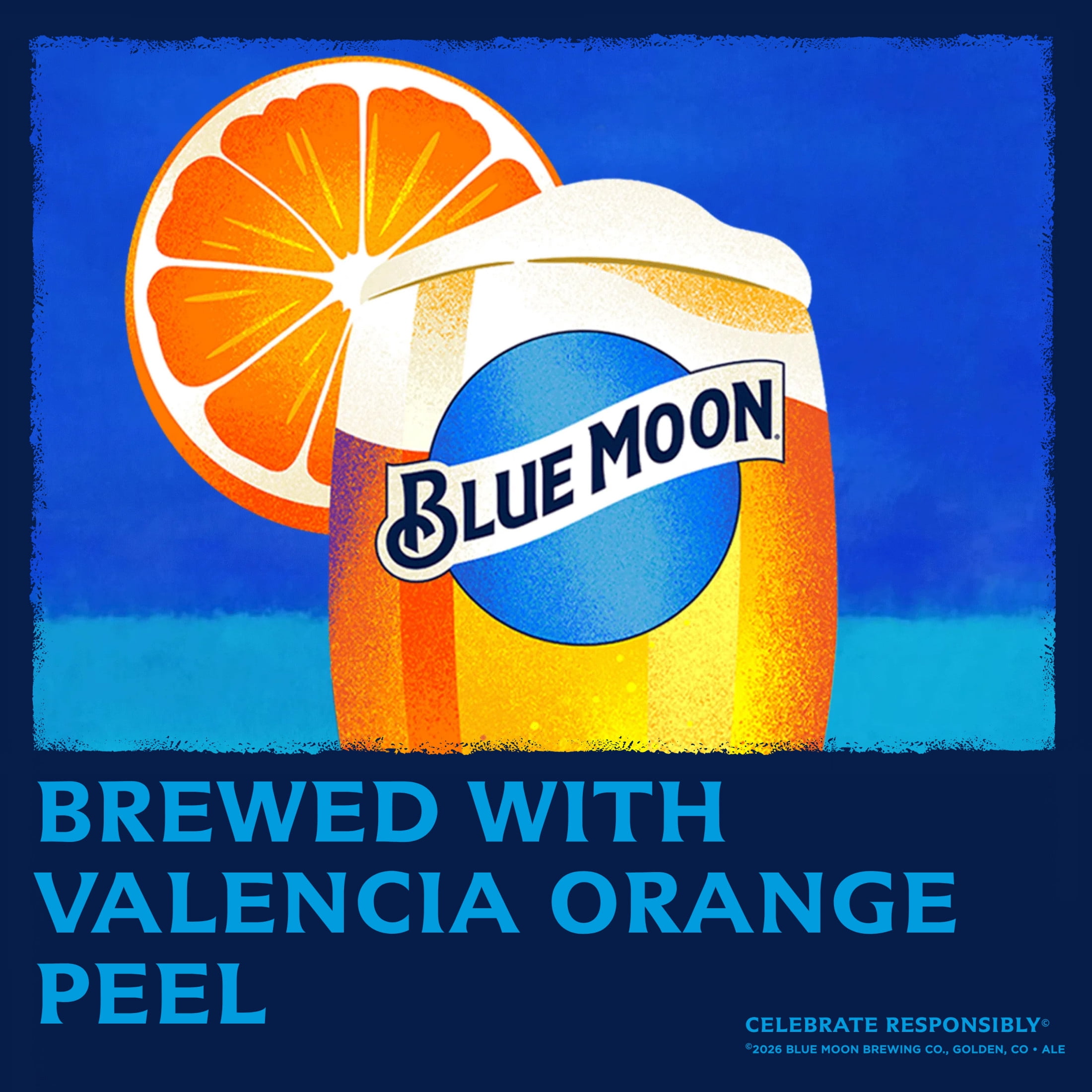 Blue Moon Belgian White Craft Beer, 12 Pack, 12 fl oz Aluminum Cans, 5.4% ABV