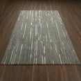 thumbnail image 2 of Dalyn Vibes Area Rug VB1 Vb1 Pewter Pewter Lines Banded 2' x 3' Rectangle, 2 of 12