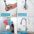 thumbnail image 6 of Kitchen Faucet with Pull Down Sprayer Single Handle Stainless Steel Brushed Nickel, 6 of 7