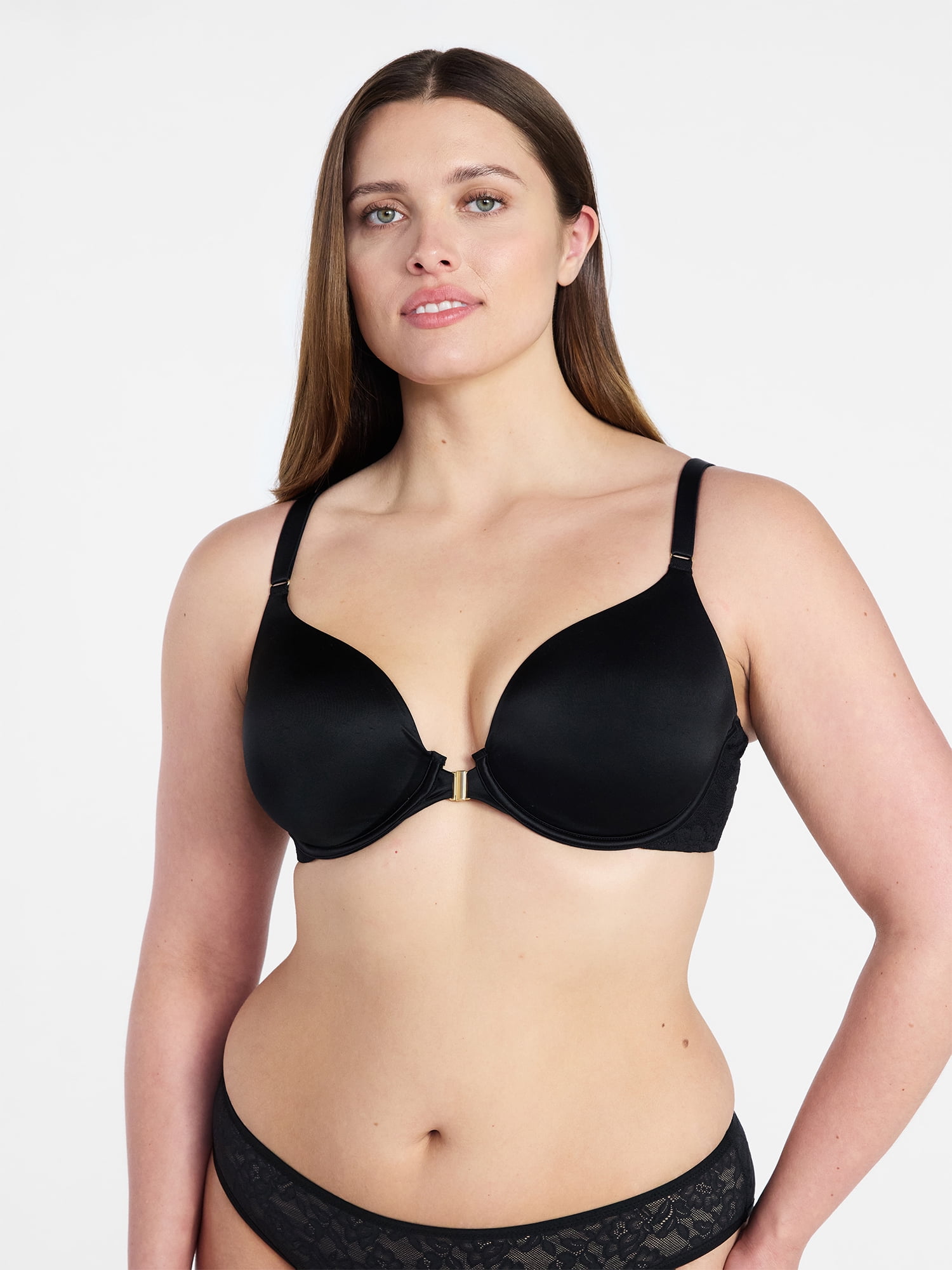 Joyspun Women's Front Close T-Shirt Bra, Sizes 34B-40DD