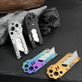 thumbnail image 5 of Multifunctional utility knife outdoor stainless steel portable knife cutting peel knife paper cutting wallpaper blade, 5 of 6