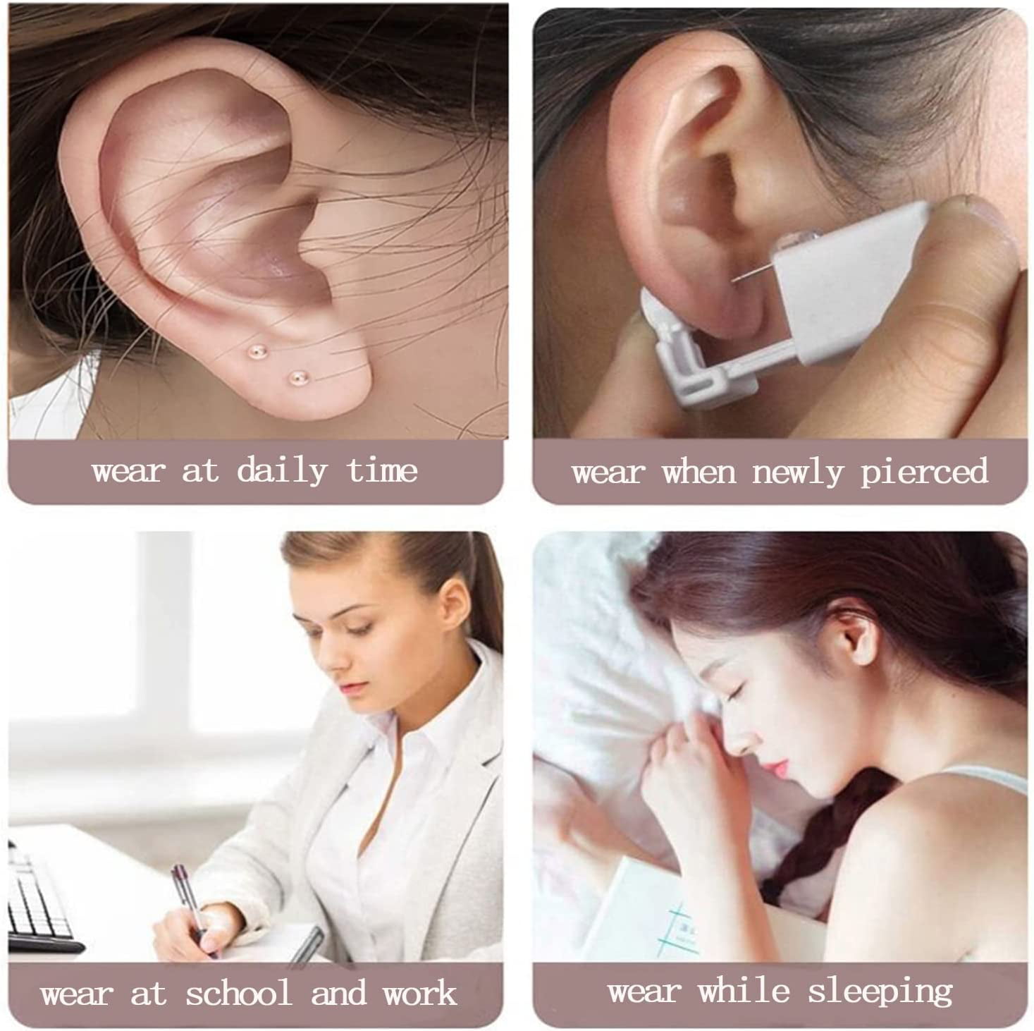 100pcslot Rubber Earring Backs Stopper Earnuts Stud Earring Back Supplies  for Jewelry Jewelry Color  Multicolor  Walmartcom