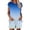 Sky Blue, variant on ibiyuan Women Summer Outfits Stylish Women's Shorts Suit Set For Everyday Wear Comfortable Summer Fashion Versatile Sporty Outfit With Drawstring Design