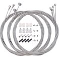 thumbnail image 1 of GFDYREE 40pcs Bicycle Brake Cables Universal Brake & Shift Cables Kit with 8 O-Rings 16 End Ferrules 8 End Caps for Bicycle Repair K-105-40P, 1 of 5