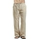 men's open bottom sweatpants with pockets