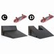 thumbnail image 1 of Tech Finger Skateboard Kit Finger Bike Bmx Mini Tvåhjulig Scooterbräda Skate Fingers Sport Träning Rekvisita Ramp Skate Park Leksaker Pop [DB], 1 of 5