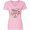 AD-Pink, variant on Blessed to Be an Aunt with Flowers Women's V-Neck T-Shirt