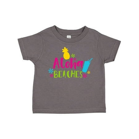 

Inktastic Aloha Beaches Flowers Pineapple Cocktail Gift Toddler Boy or Toddler Girl T-Shirt