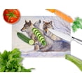 thumbnail image 2 of Carolines Treasures FMF0007LCB Loups par Mollie Champ Verre Grande Planche à Découper, 2 of 2