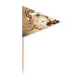 thumbnail image 1 of June July Cancer Constellation Zodiac Toothpick Triangle Cupcake Toppers Flag, 1 of 3