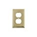 thumbnail image 3 of Nostalgic Warehouse 719920 New York Switch Plate with Outlet, Polished Brass, 3 of 3