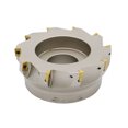 thumbnail image 3 of Accusize - 6" x 2" 90 Deg. Square Shoulder Indexable Face Mill w/ 10 pieces APKT1604 Inserts, #4508-0024, 3 of 13