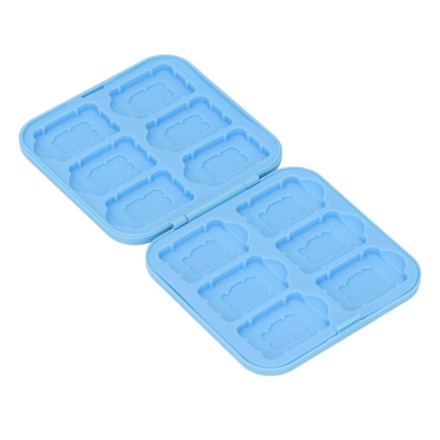 12,Game Card Case,12 Cartridge Slots Silicon Holder Storage,Switch Game Card,SDHC Card,Memory Card, with Hard Game Case,for Applicable scope.