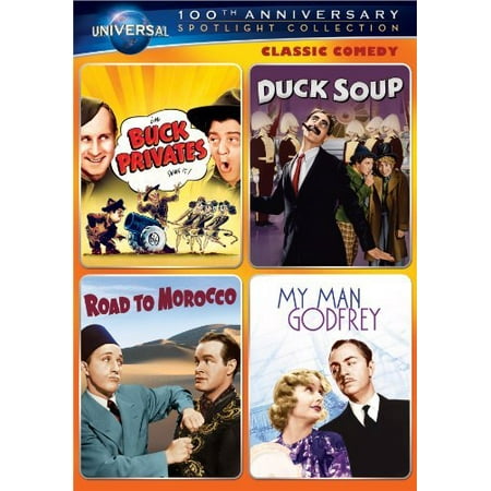 Classic Comedy Spotlight Collection: Buck Privates / Duck Soup / Road To Morocco / My Man Godfrey (Universal 100th Anniversary Collector's Series) (Full Frame,