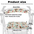 thumbnail image 6 of HELLHERO Little Cow Flowers Walker Rollator Seat Back Cover Removable Walker Seat Covers & Stretchable Material for The Elderly, 6 of 7