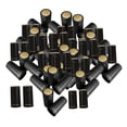 thumbnail image 2 of 100 unidades de fundas termoencogibles de PVC para botellas de vino con lengüeta de apertura fácil, fundas termoencogibles para vino Negro, 2 of 9