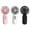 White&black&pink, variant on Portable Handheld Mini Fan, USB Rechargeable Battery Pocket Fan 3 Speeds for Outdoor Travelling Indoor Office