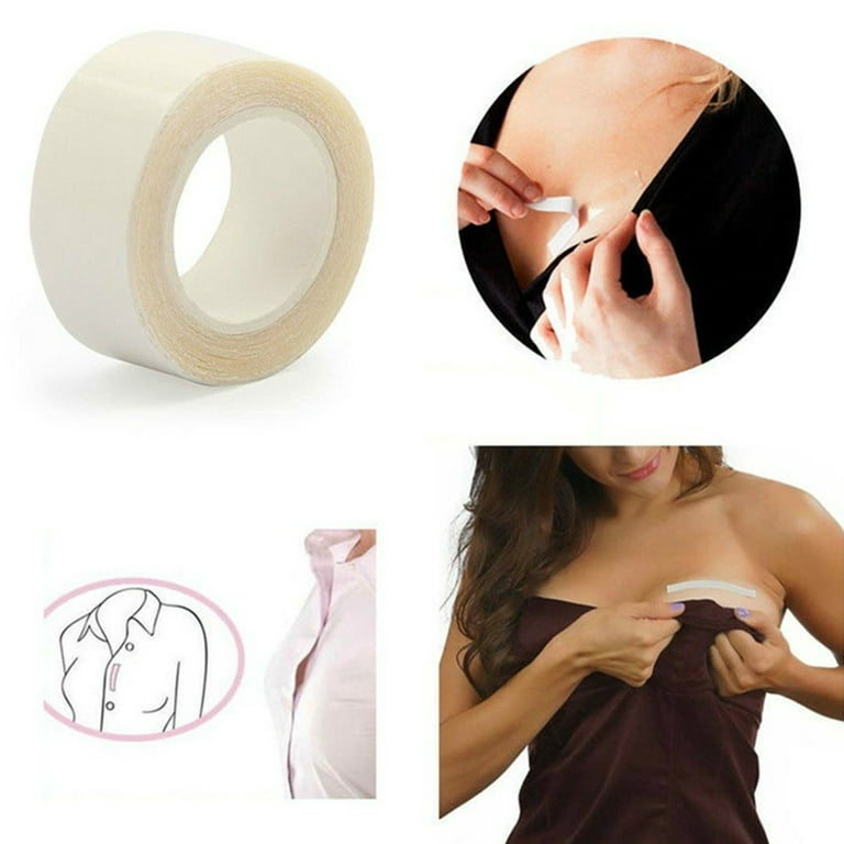 36Pcs Women Clear Double Sided Tape for Clothes Dress Body Skin Sticker  Anti Exposure V-neck Collar Fixed Invisible Stickers