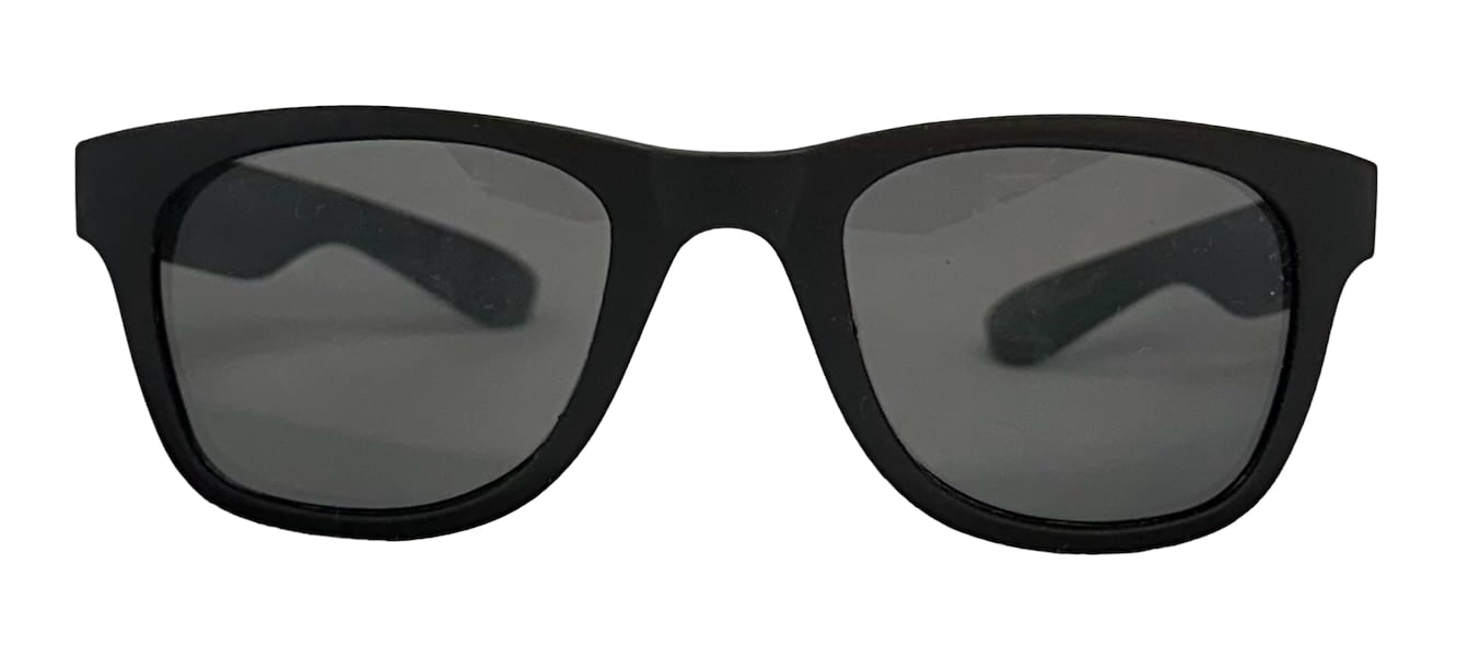 Solar Bat TUFF Children's Polarized Sunglasses, Unisex, Black