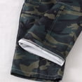 thumbnail image 4 of Playtopia Big‑Kids 2‑Piece Summer Outfit Camo‑Bow Printed Short‑Sleeve Tee And Camo Wide‑Leg Cargo Pants Set Size 3Y‑7Y, 4 of 5