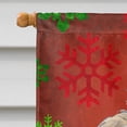 thumbnail image 3 of Carolines Treasures SC9763CHF Doodle Doré 2 Flocons de Neige Rouge Drapeau de Vacances Toile Maison Taille, 3 of 4