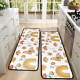 thumbnail image 4 of Kitchen Rugs Sets Of 2,Red Mushroom Rainbow White Pattern Anti Fatigue Kitchen Mat Rugs Non Slip Washable,Decorative Kitchen Floor Mats for Kitchen,Sink,Laundry,17"x47"+17"x47", 4 of 5