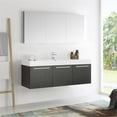 thumbnail image 2 of Fresca FVN8093 Senza 59" Wall Mounted Vanity Set with MDF Cabinet, Acrylic Top,, 2 of 6
