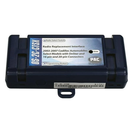 PAC - Radio Replacement Interface with OnStar Retention for Select Cadillac Vehicles - Blue