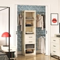 thumbnail image 3 of 5 Shelf 2 Drawer Closet Organizer 3 Adjustable Hanging Rods, 3 of 9