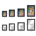 thumbnail image 4 of IBA Indianbeautifulart Lord Krishna Picture Frame Religious Poster Black Wall Frame Deity Photo Frame Wall Decor&nbsp;For Home/ Office/ Temple-6 x 8 Inches, 4 of 7