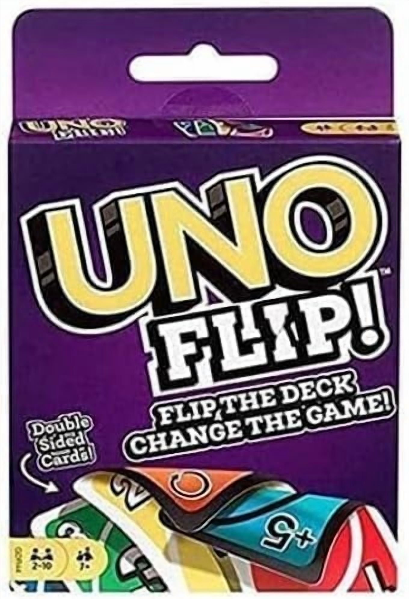 Mattel Uno No Mercy, Flip and Dos Card Game, Combo Pack of 3
