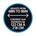 thumbnail image 2 of Barre de Rideau de Douche à Tension Ajustable Mainstays, 2 of 5
