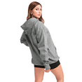 thumbnail image 4 of Aon Apparel Womens Dark Grey Hoodie – High Natural Cotton Content for Breathability and Softness, Sensitive Skin Friendly Women Hoodies | Grey Hoodie Women Fashion | Charcoal Sweatshirt (Graphite XL), 4 of 10