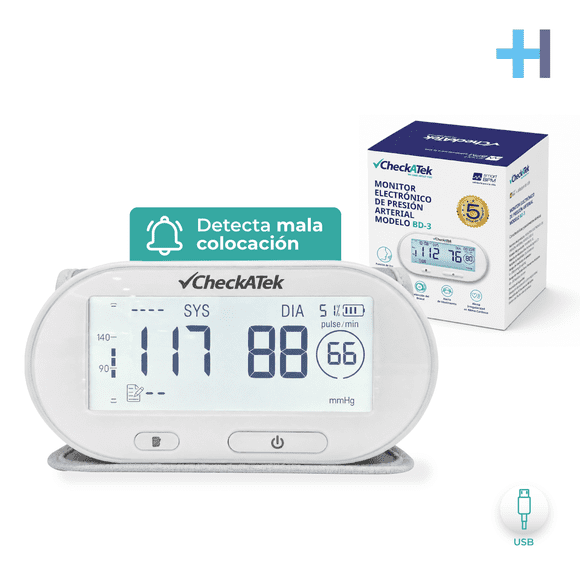 Baumanometro Digital De Brazo Recargable Con Voz-BD-3-Checkatek