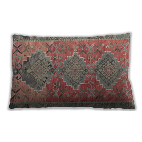 Ahgly Company Indoor Rectangular Contemporary Lumbar Throw Pillow, 13 inch by 19 inch