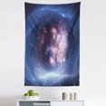 thumbnail image 1 of Nebula Tapestry, Outer Space Nebula Gas Cloud and Star Clusters Universe Cosmos Astronomy Art, Fabric Wall Hanging Decor for Bedroom Living Room Dorm, 5 Sizes, Navy Purple, by Ambesonne, 1 of 1