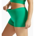 thumbnail image 3 of GlTpooo Women's Plus Size Boxer Briefs Cotton Boyshorts Seamless Stretchy High Waisted Panties Underwear Bottom Green S, 3 of 3