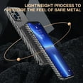 thumbnail image 5 of SaniMore Case for iPhone 14 Pro Max 6.7" 2022, Carbon Fibre Texture Anti-drop Anti-fingerprint Lens All-inclusive Heavy Duty Protective Slim Light Wireless Charging Magnetic Case, Black, 5 of 7