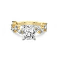 thumbnail image 4 of IGI Certified 5 Carat Radiant Shape Lab Grown Diamond Engagement Ring | 14K Yellow Gold | Hester Petite Side Stone Diamond Ring | FG-VS1-VS2 Quality Friendly Diamonds, 4 of 6