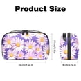 thumbnail image 5 of Daisy Oxford Fabric Waterproof Portable Hard Drive Bag and Case with Cord Storage and Travel Charger Organizer for Electronic Devices - 5.9x9.44x3.14 in, 5 of 6