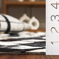 thumbnail image 5 of SAFAVIEH Studio Leather Bertha Geometric Area Rug, Black/Ivory, 5' x 8', 5 of 11
