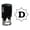 Black, variant on Printtoo Office Stationary R-40 Alphabet D Monogram Octagon Celtic Swirl Frame Self Inking Rubber Stamp
