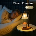 thumbnail image 3 of Inadays Candle Warmer Lamp w/ Timer, Dimmer, 2 Bulbs - Adjustable Height for Black Wax Melts & Small Jar Candles - Gift for Women, Mom, Birthday - Home Desk Decor, 3 of 8