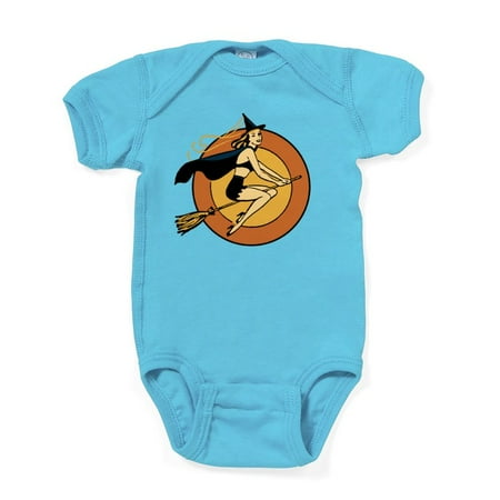 

CafePress - Retro Witch - Cute Infant Bodysuit Baby Romper - Size Newborn - 24 Months