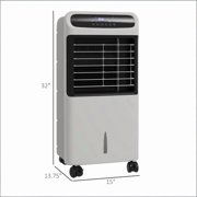 3-In-1 Ice Cooling Fan,Evaporative Air Cooler,Office Portable Swamp Cooler