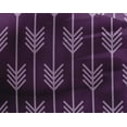 thumbnail image 4 of oneOone Georgette Viscose Purple Fabric Arrow & Stripe Geometric Dress Material Fabric Print Fabric By The Yard 42 Inch Wide, 4 of 4